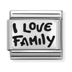 Nomination Composable Silver Love Family Charm 330102/34