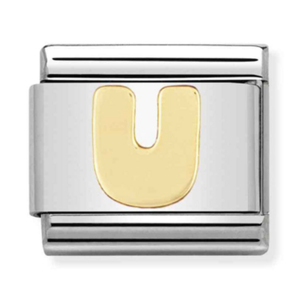 Nomination Composable Gold Letter U Charm 030101/21