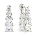 Nomination DAYTONIGHT Princess Cut Cubic Zirconia Earring Jackets 925 Silver