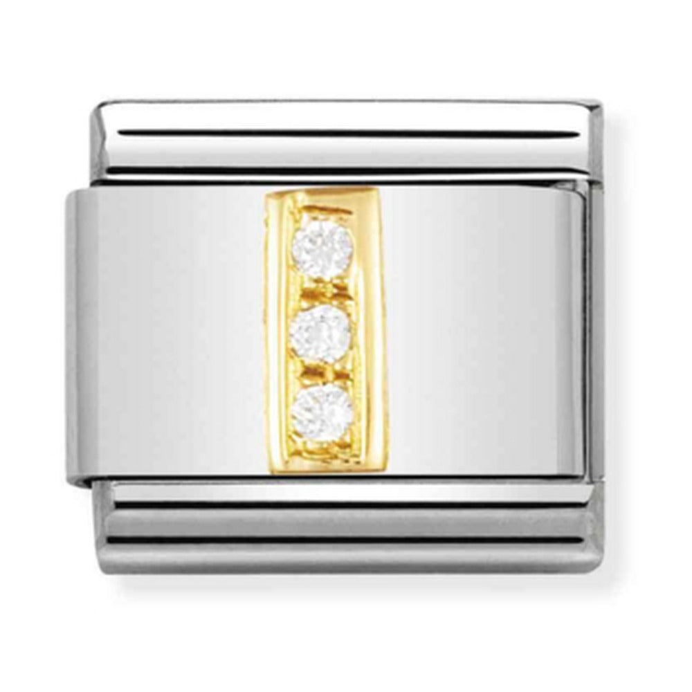 Nomination Composable Gold CZ Letter I Charm 030301/09