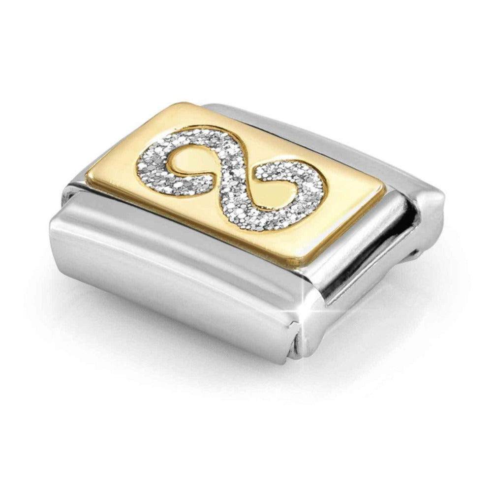 Nomination Composable Gold Glitter Infinity Charm 030224/06