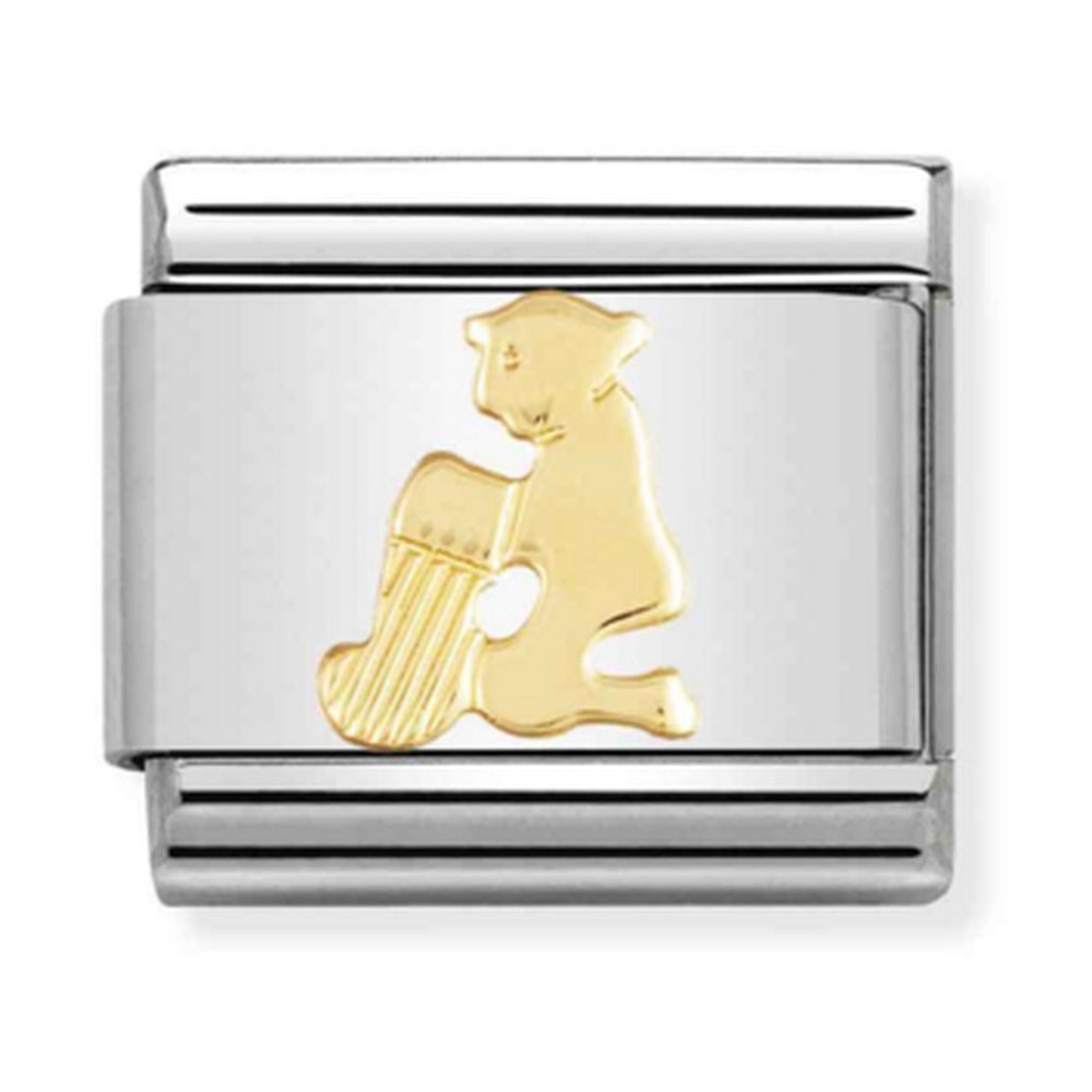 Nomination Composable Gold Zodiac Aquaries Charm 030104/11