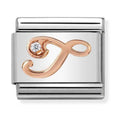 Nomination Rose Gold Letter T Charm 430310/20