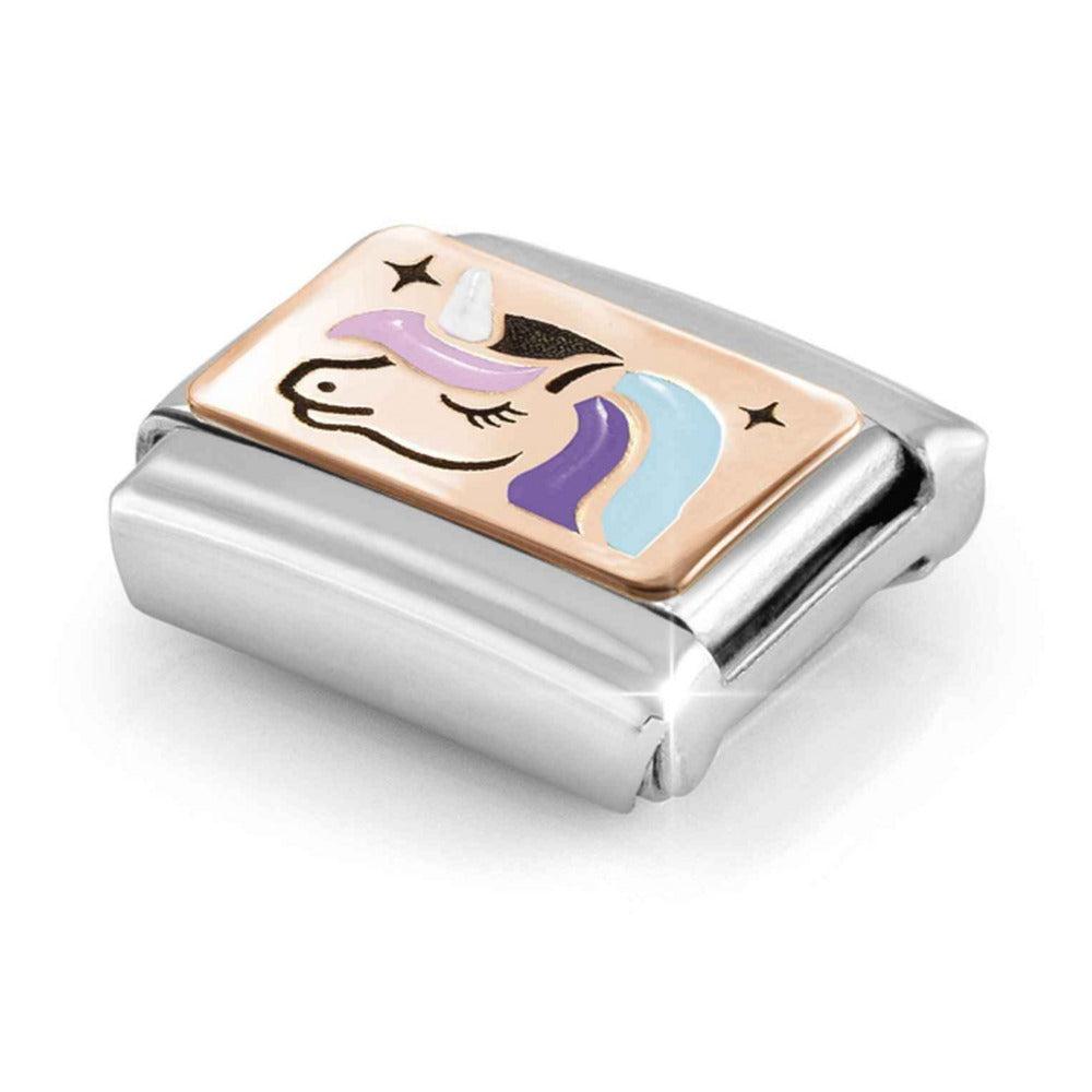 Nomination Composable Rose Gold Unicorn Charm