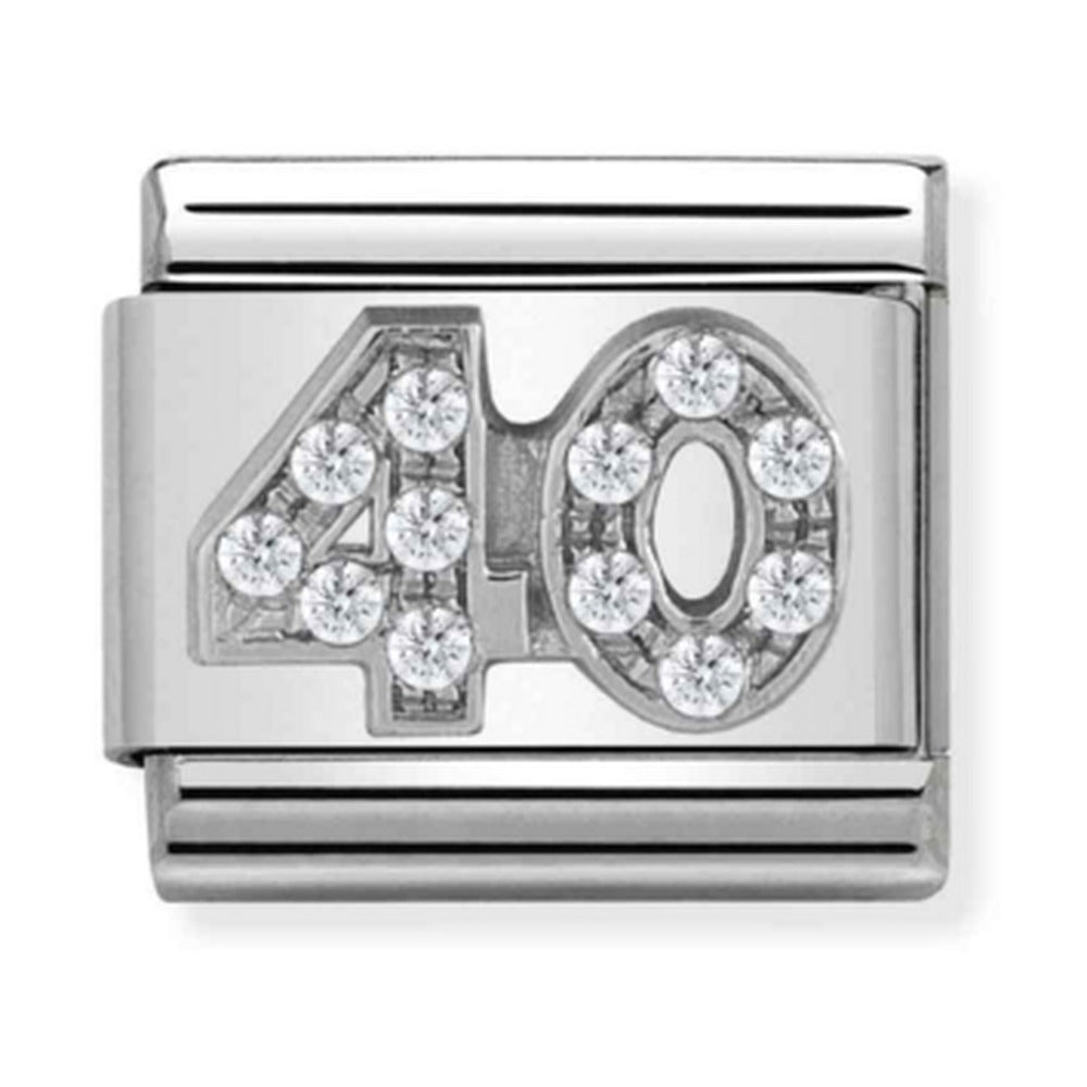 Nomination Composable Silver CZ 40 Charm 330304/22