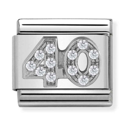 Nomination Composable Silver CZ 40 Charm 330304/22