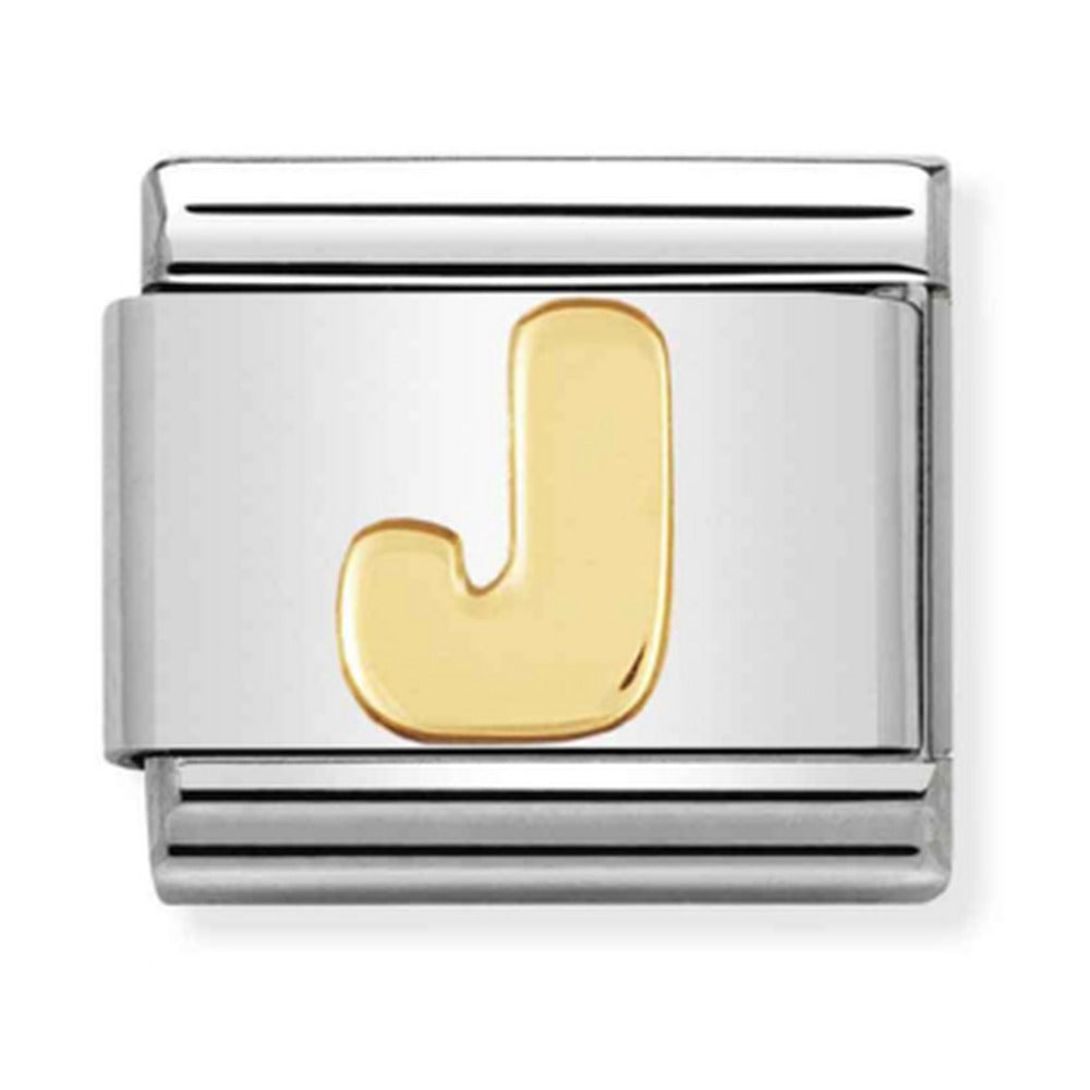 Nomination Composable Gold Letter J Charm 030101/10