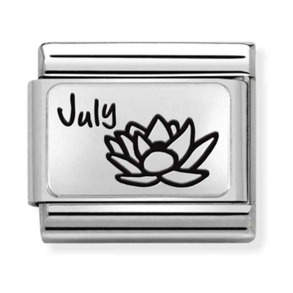 Nomination Composable Silver July Flower Charm 330112/19