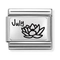 Nomination Composable Silver July Flower Charm 330112/19