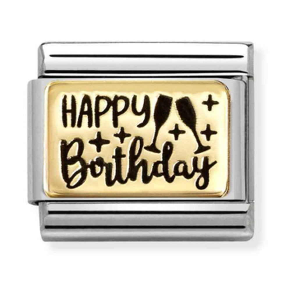 Nomination Composable Happy Birthday Charm 030166/60