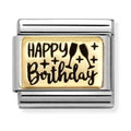 Nomination Composable Happy Birthday Charm 030166/60