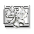 Nomination Composable Silver CZ Clover Charm 330322/12