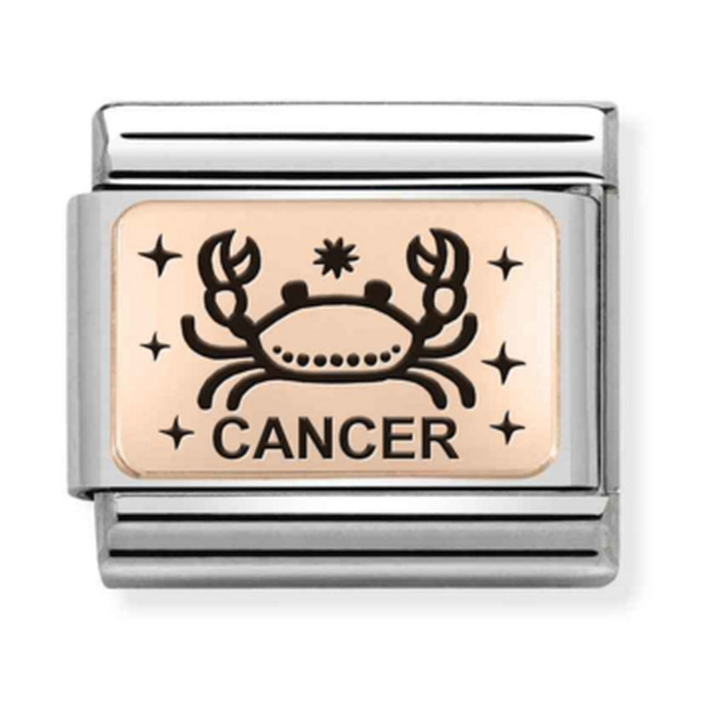 Nomination Composable Classic Rose Gold Cancer Charm