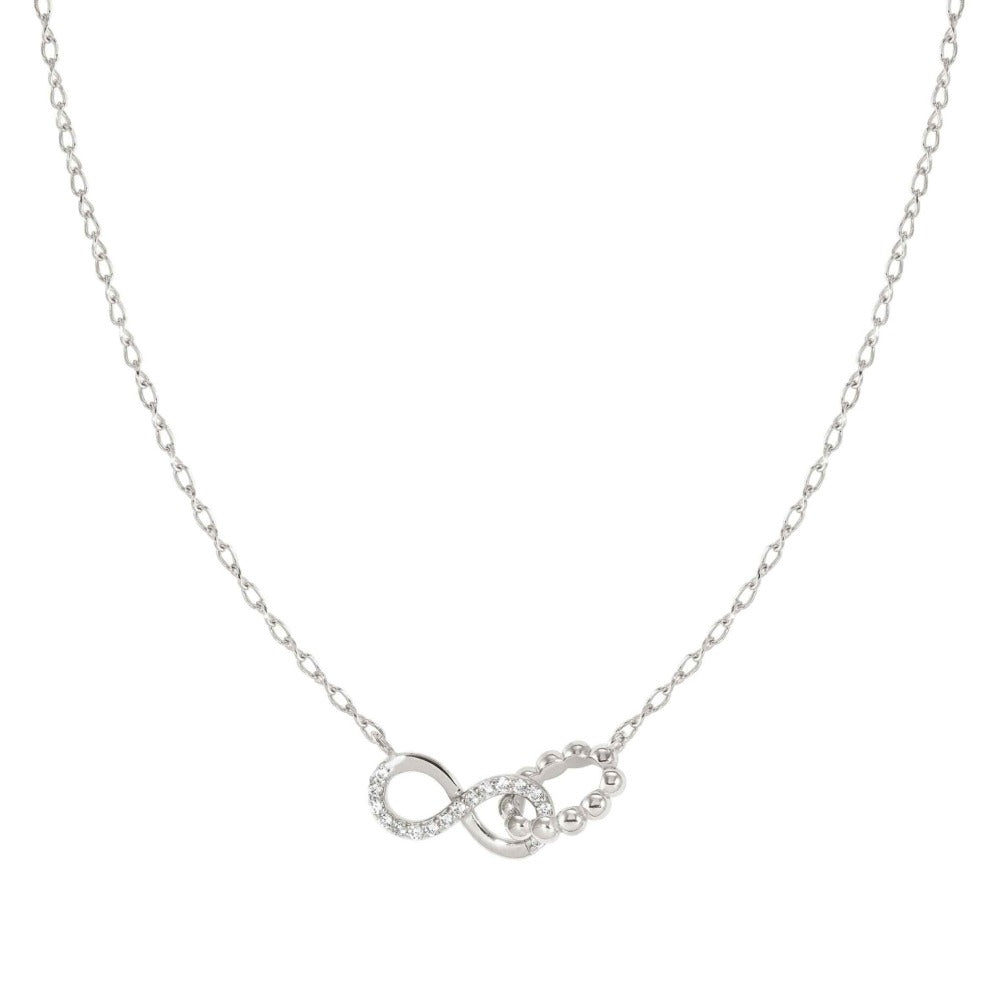 Nomination Lovecloud Mini Bead Hoop & Infinity Necklace Silver *