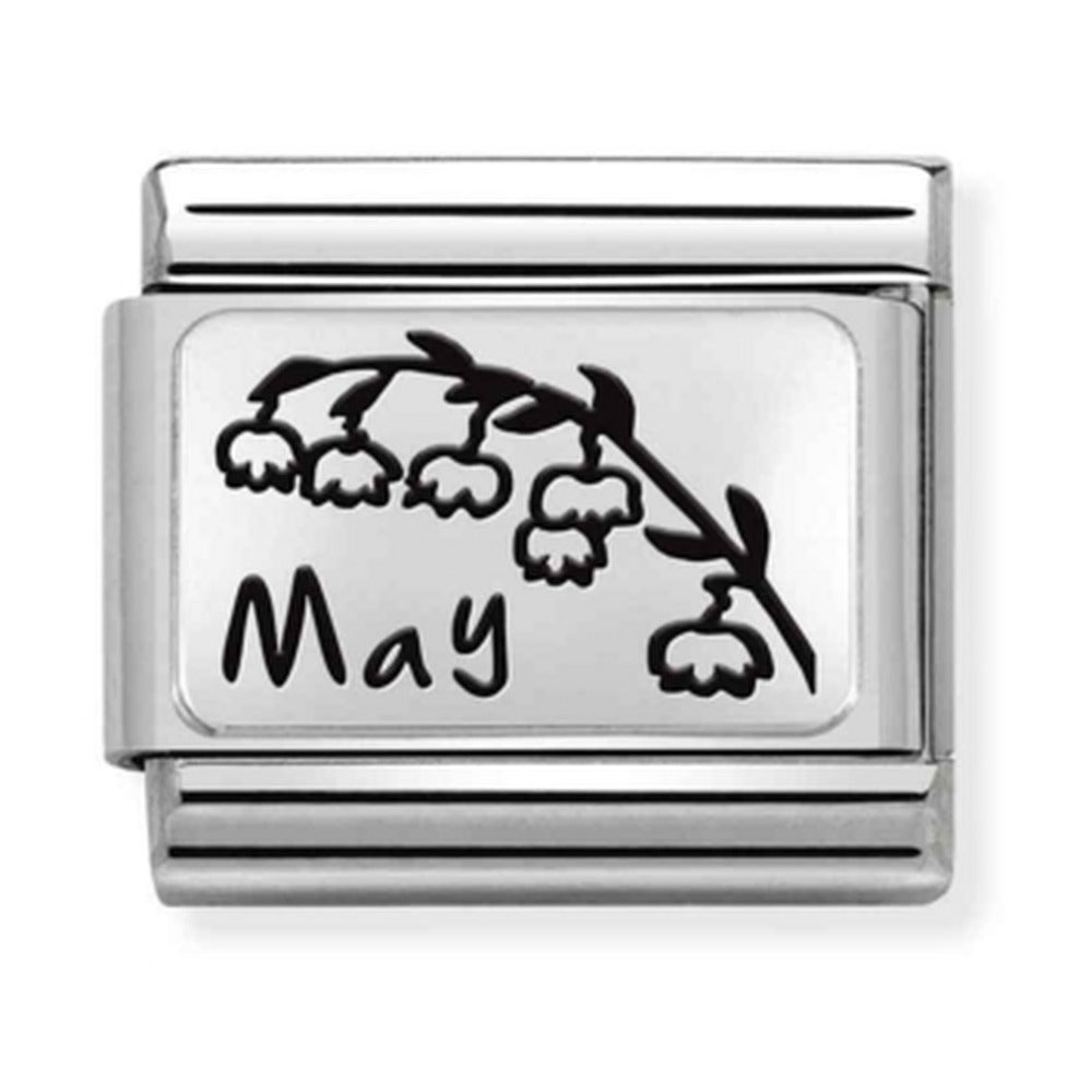 Nomination Composable Silver May Flower Charm 330112/17