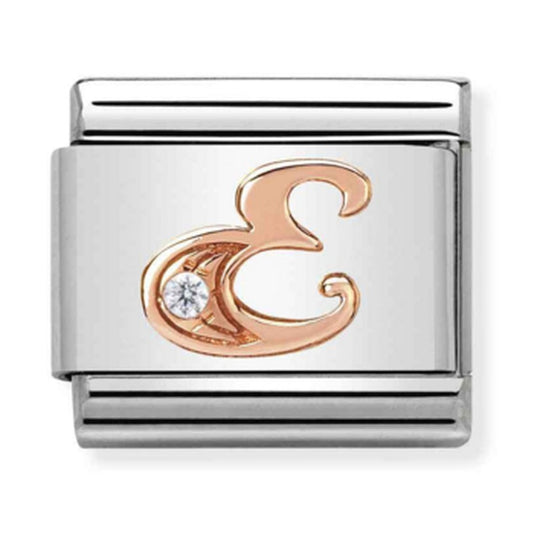 Nomination Rose Gold Letter E Charm 430310/05