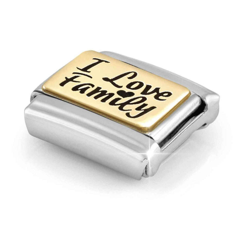 Nomination Composable Gold I LOVE FAMILY Charm 030166/69