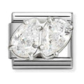 Nomination Composable Silver Double Teardrop Charm 330329/09