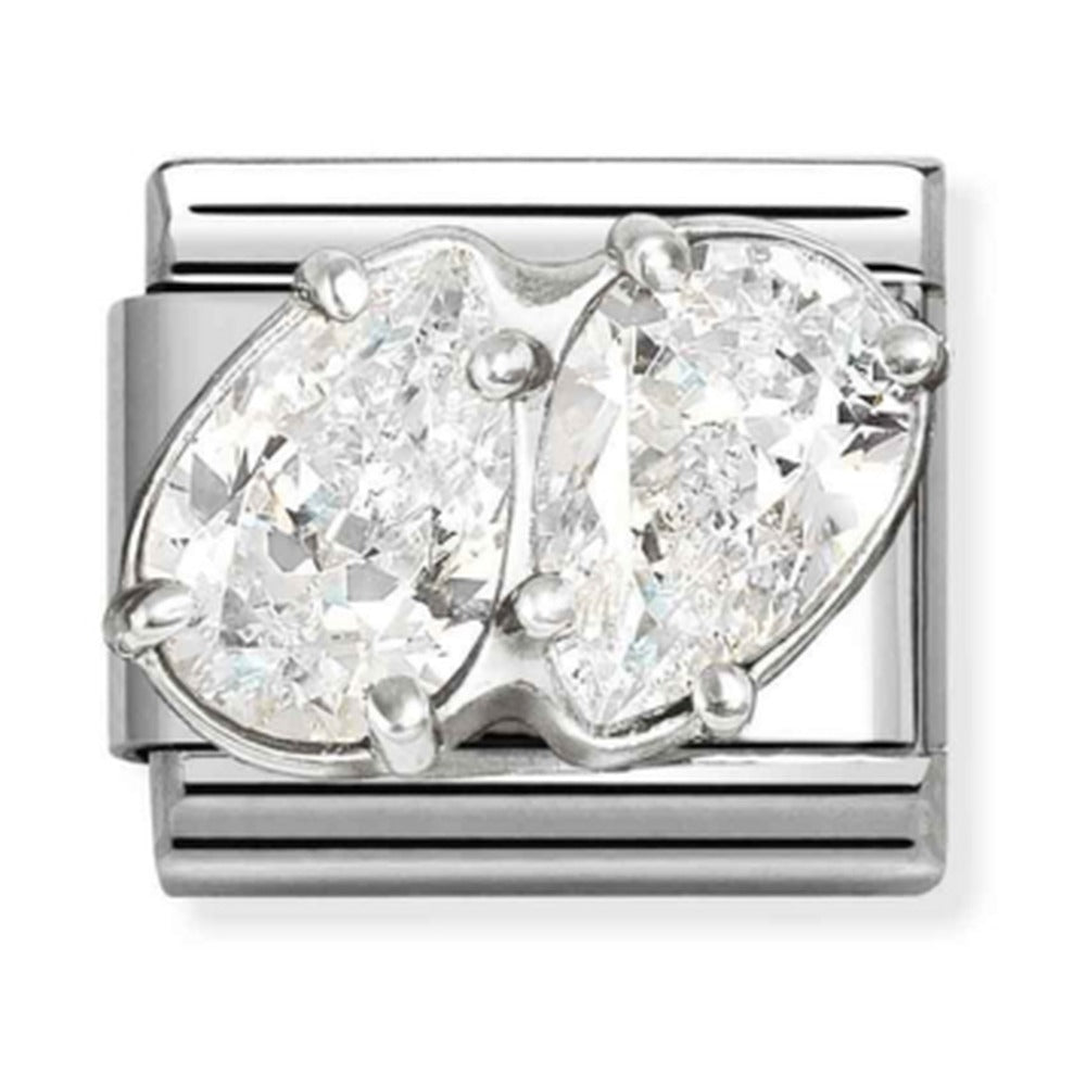 Nomination Composable Silver Double Teardrop Charm 330329/09