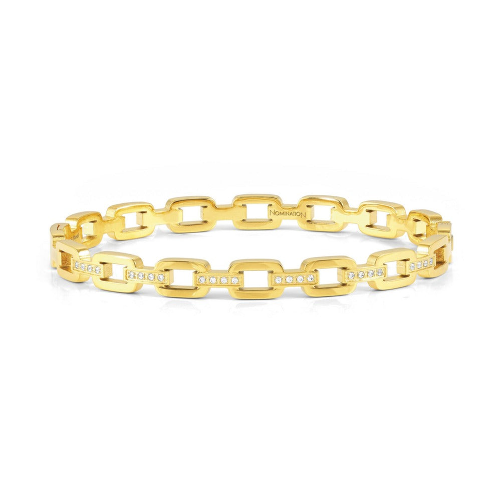 Nomination Pretty Bangles Gold Tone CZ Chain