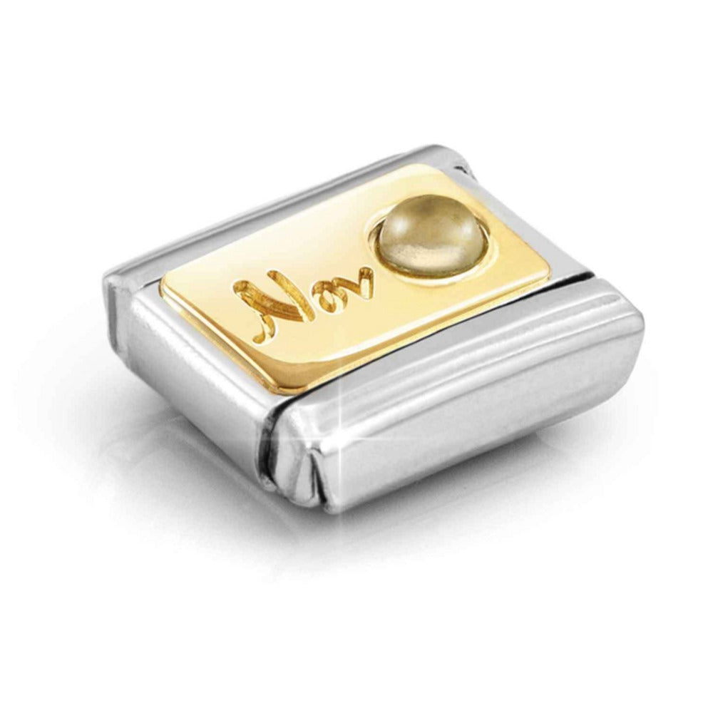 Nomination Composable Gold November Citrine Charm 030519/11