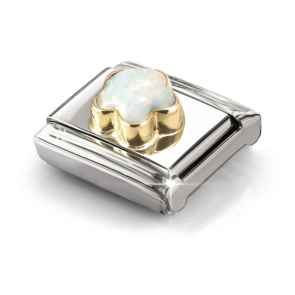Nomination Composable Gold Opal Flower Charm 030522/07