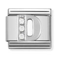 Nomination Composable Silver CZ Letter D Charm 330301/04