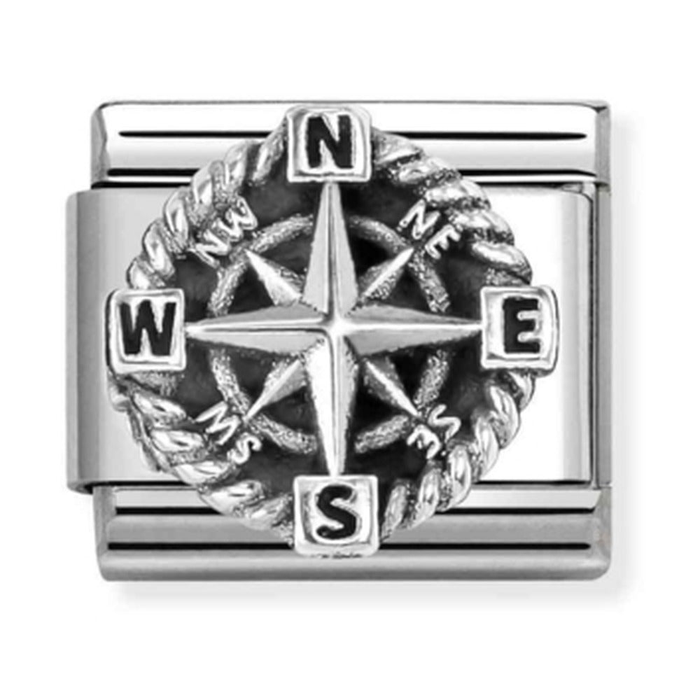 Nomination Composable Silver Compass Charm 330114/01