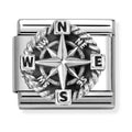 Nomination Composable Silver Compass Charm 330114/01