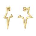 Nomination Ecclettica Golden Star Half Hoop Earrings