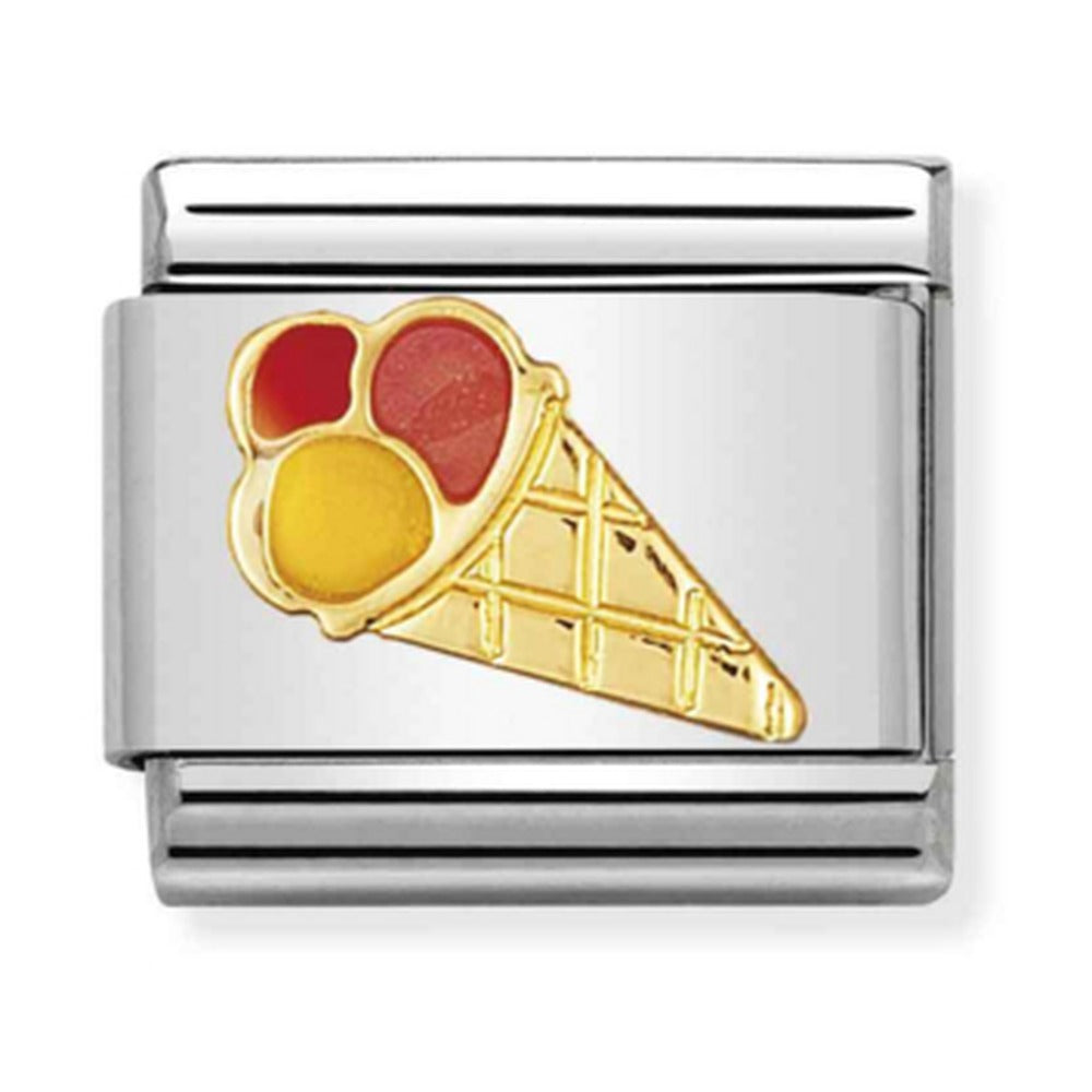 Nomination Composable Gold Ice Cream Charm 030209/30