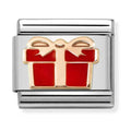 Nomination Composable Rose Gold Red Gift Box Charm 430202/07