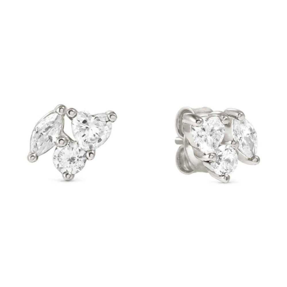 Nomination Colour Wave Silver 3-CZ Stud Earrings 149887/031