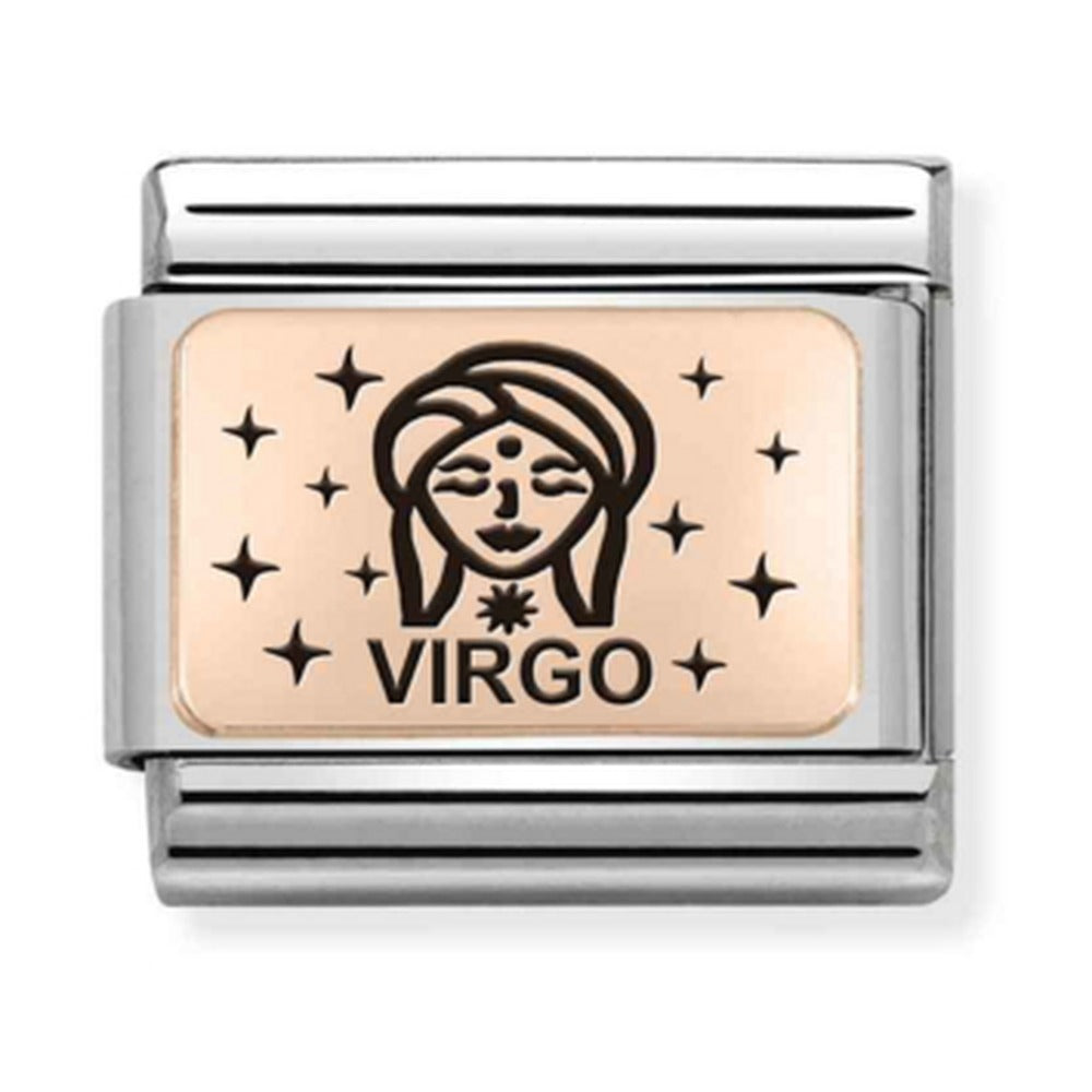 Nomination Composable Classic Rose Gold Virgo Charm