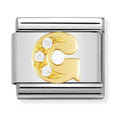 Nomination Composable Gold CZ Letter G Charm 030301/07