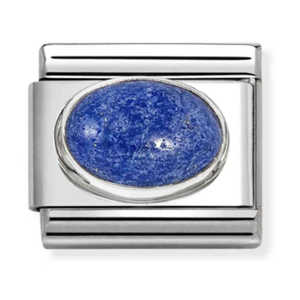Nomination Composable Silver Lapis Lazuli Charm 330510/09