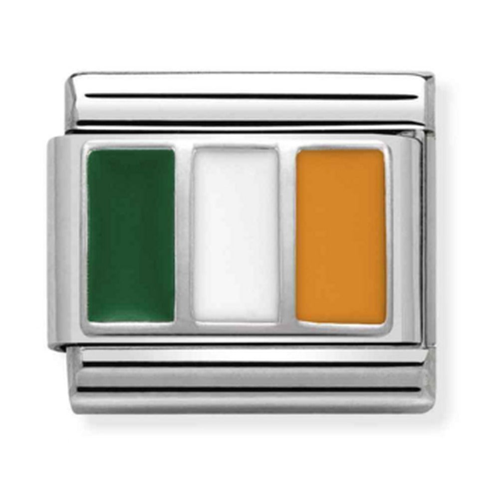 Nomination Composable Silver Ireland Flag Charm 330207/06