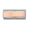 Nomination Double Link Rose Gold Plate
