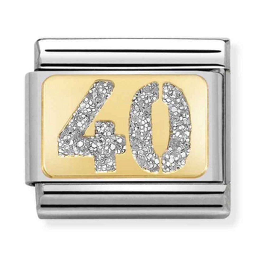 Nomination Composable Gold Glitter 40 Charm 030224/04