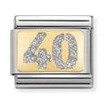 Nomination Composable Gold Glitter 40 Charm 030224/04