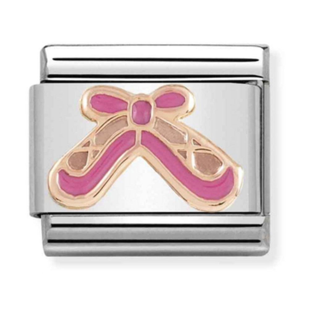 Nomination Composable Rose Gold BALLET SHOES Charm