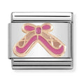 Nomination Composable Rose Gold BALLET SHOES Charm