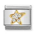 Nomination Composable Gold Asymmetric Star Charm 030322/34