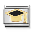 Nomination Composable Black Graduate Hat Charm 030223/08
