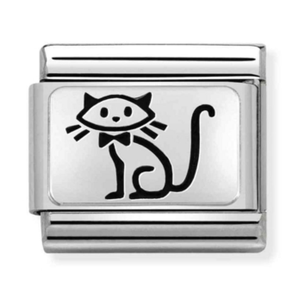 Nomination Composable Silver Family Cat Charm 330109/53