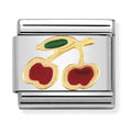 Nomination Composable Gold Red Cherries Charm 030215/05