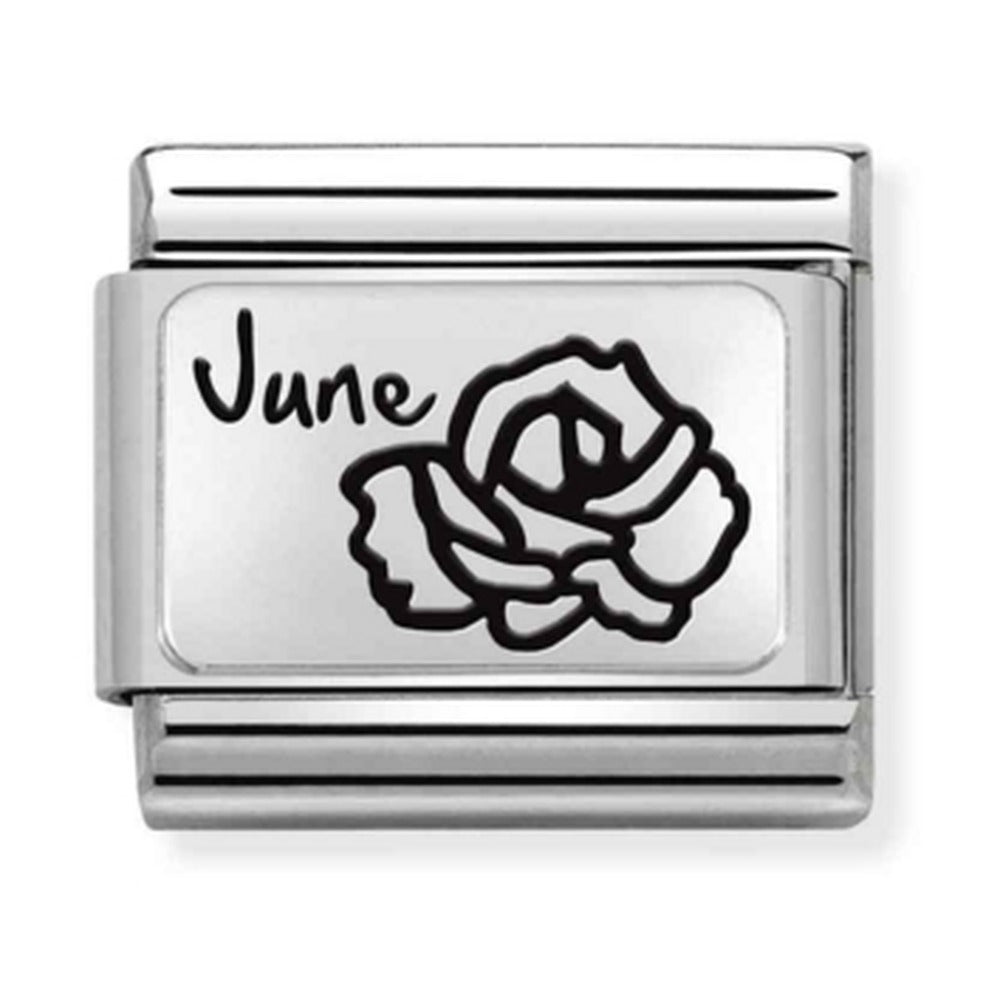 Nomination Composable Silver June Flower Charm 330112/18