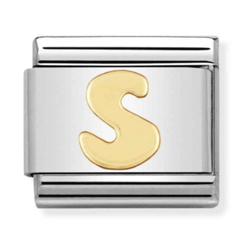 Nomination Composable Gold Letter S Charm 030101/19