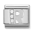 Nomination Composable Silver CZ Letter R Charm 330301/18