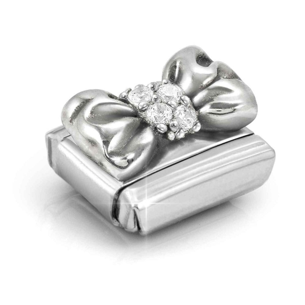 Nomination Composable Silver CZ Bow Charm 330323/11